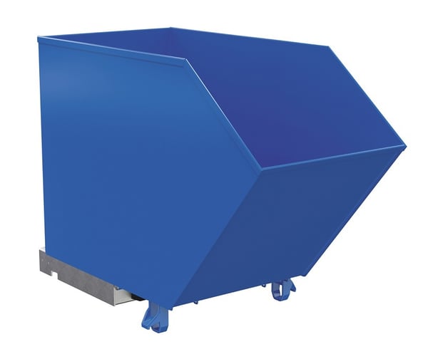 Low Profile 90 Degrees Self-Dumping Steel Hoppers - HH-75-MD