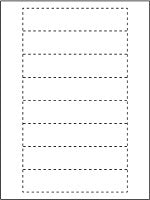 Clip-Label™ For Wire Baskets - HLI-120-8-WHITE