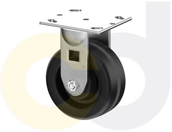 CasterDepot Top Plate Casters - Phenolic Wheel - Capacities Up To 1250 Lbs. - HC009.003