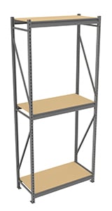 Tennsco Bulk Storage Racks - HBU-4824120PS