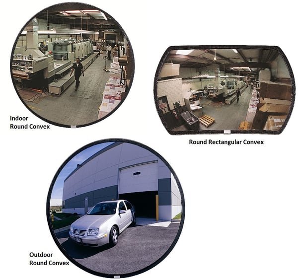 Convex Wide Angle Safety & Security Mirrors - HNO12