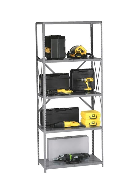 Tennsco Q-Line Industrial Shelving - HQOH5-3612S