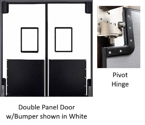 Generation 3 Single & Double Panel Industrial Doors - HGEN34884S-RED