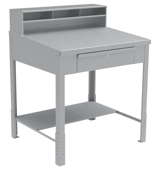 All Welded Shop Desks & Workstations - HL-1136