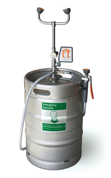 Portable "Keg" Style Eye Wash/Drench Hose Unit - HG1562.gu