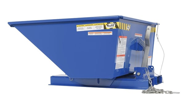 Low Profile D-Style Self-Dumping Hoppers - HD-25-LD-LP