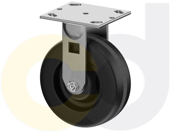 CasterDepot Top Plate Casters - Phenolic Wheel - Capacities Up To 1250 Lbs. - HC009.005