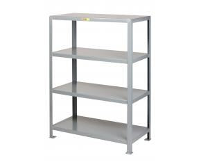 All-Welded Heavy-Duty Steel Shelving - H4SH-3048-72