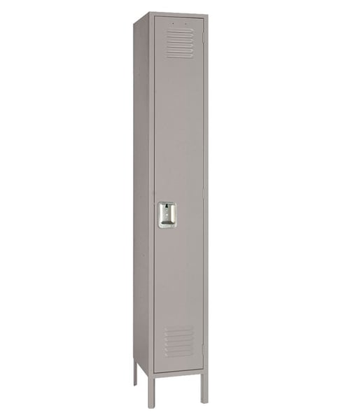 Single Tier Steel Lockers - H5092SU-GRAY