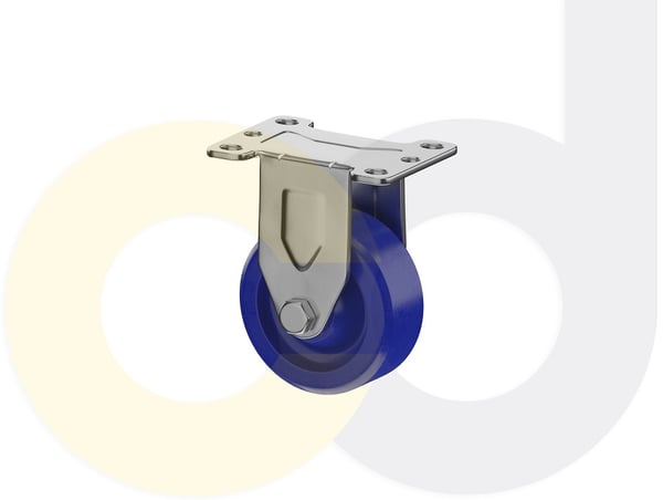 CasterDepot Top Plate Casters - Solid Urethane Wheel - Capacities Up To 350 Lbs. - HC016.A10