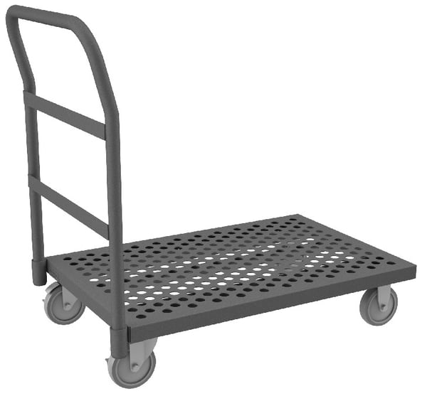 Low Deck Steel Platform Trucks - HEPTP24485PU95