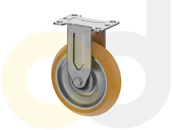 CasterDepot Top Plate Casters - Poly On Aluminum Wheel - Capacities Up To 350 Lbs. - HC092.606