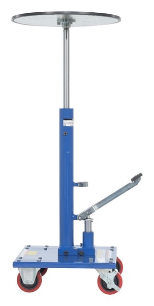 Hydraulic Post Tables With Rounded Tops - HHT-03-18R