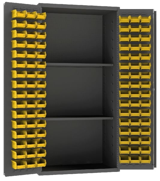 36" And 48" Wide 5-S Storage Cabinets - H3501-DLP-PB-96-2S-95