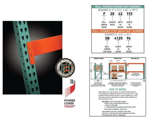 Tri-Boro Pallet Racks - Frames - HF143696