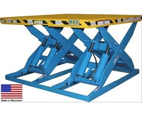 Max-Lift Scissor Lift Table Double Wide-HBMMXW6K43R4850H