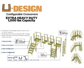 U-Design Configurable Crossovers - Standard Angle Base Ladders-HUCL5007246