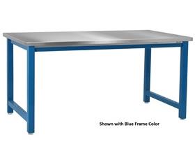 Kennedy Series Workbench W/Stainless Steel Top-HKN3672BLU