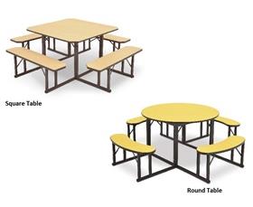 Square & Round Cafeteria Tables-HNBS48YE
