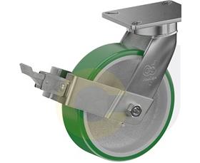 CasterDepot Top Plate Casters - Poly On Cast Iron Wheel - Capacities Up To 3500 Lbs.-HC092.480