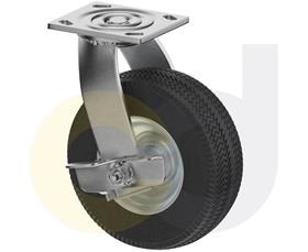 CasterDepot Top Plate Casters - Never-Flat Wheel - Capacities Up To 500 Lbs.-HC000.479