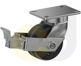 CasterDepot Top Plate Casters - Phenolic Wheel - Capacities Up To 3500 Lbs.-HC000.4B2