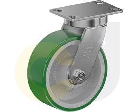 CasterDepot Top Plate Casters - Poly On Cast Iron Wheel - Capacities Up To 3000 Lbs.-HC000.4B7
