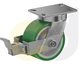 CasterDepot Top Plate Casters - Poly On Cast Iron Wheel - Capacities Up To 3000 Lbs.-HC000.4B9
