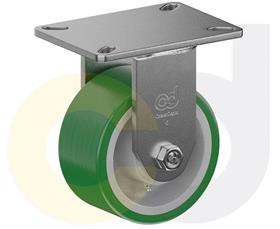 CasterDepot Top Plate Casters - Poly On Cast Iron Wheel - Capacities Up To 3500 Lbs.-HC000.4C1