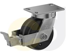 CasterDepot Top Plate Casters - Phenolic Wheel - Capacities Up To 3000 Lbs.-HC000.6CF