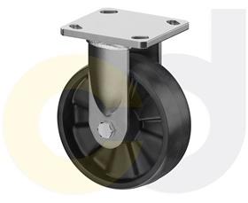 CasterDepot Ergonomic, Top Plate Casters - Glass-Filled Nylon Wheel- Cap. Up To 1400 Lbs.-HC091.B8B