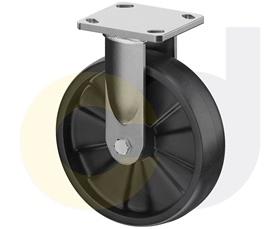 CasterDepot Ergonomic, Top Plate Casters - Glass-Filled Nylon Wheel- Cap. Up To 1400 Lbs.-HC091.BB6