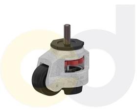 CasterDepot Leveling Casters - Nylon Wheel- Side Thumb Adjustment - Capacities Up To 550 Kg.-HC002.00B