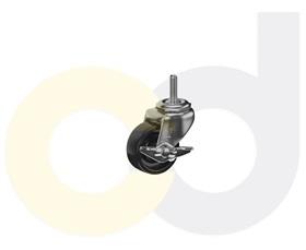 CasterDepot Threaded Stem Casters - Polyolefin Wheel - Capacities Up To 120 Lbs.-HC003.206