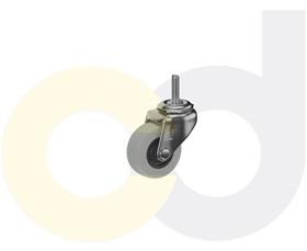 CasterDepot Threaded Stem Casters - Thermo-Rubber Wheel - Capacities Up To 110 Lbs.-HC003.236