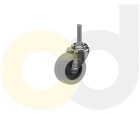 CasterDepot Threaded Stem Casters - Thermo-Rubber Wheel - Capacities Up To 110 Lbs.-HC003.266