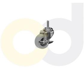 CasterDepot Threaded Stem Casters - Thermo-Rubber Wheel - Capacities Up To 110 Lbs.-HC003.290