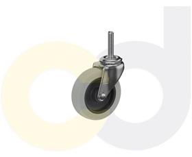 CasterDepot Threaded Stem Casters - Thermo-Rubber Wheel - Capacities Up To 110 Lbs.-HC003.308