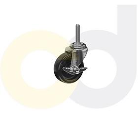 CasterDepot Threaded Stem Casters - Polyolefin Wheel - Capacities Up To 120 Lbs.-HC003.369