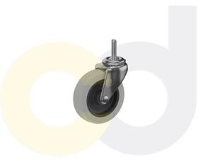 CasterDepot Threaded Stem Casters - Thermo-Rubber Wheel - Capacities Up To 110 Lbs.-HC003.411