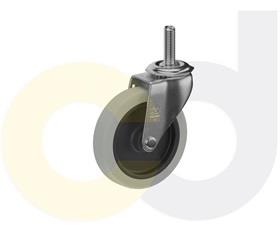 CasterDepot Threaded Stem Casters - Thermo-Rubber Wheel - Capacities Up To 110 Lbs.-HC003.454