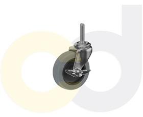 CasterDepot Threaded Stem Casters - Thermo-Urethane Wheel - Capacities Up To 120 Lbs.-HC003.485