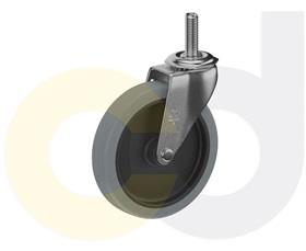 CasterDepot Threaded Stem Casters - Thermo-Urethane Wheel - Capacities Up To 120 Lbs.-HC004.407