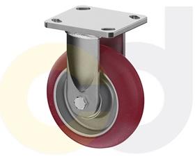 CasterDepot Ergonomic, Top Plate Casters - Poly On Aluminum Wheel - Capacities Up To 1500 Lbs.-HC006.886
