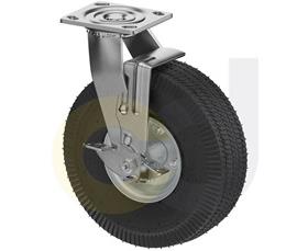 CasterDepot Top Plate Casters - Pneumatic Wheel - Capacities Up To 450 Lbs.-HC008.811