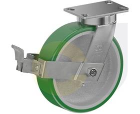 CasterDepot Top Plate Casters - Poly On Cast Iron Wheel - Capacities Up To 3000 Lbs.-HC092.458