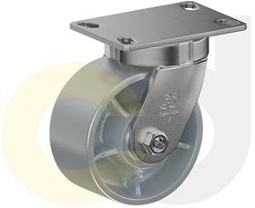 CasterDepot Top Plate Casters - Cast Iron Wheel - Capacities Up To 2500 Lbs.-HC014.198