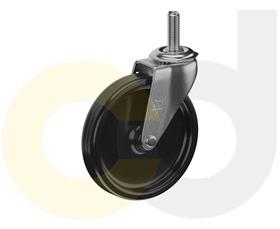 CasterDepot Threaded Stem Casters - Polyolefin Wheel - Capacities Up To 120 Lbs.-HC014.4FA