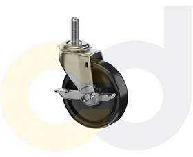 CasterDepot Threaded Stem Casters - Polyolefin Wheel - Capacities Up To 120 Lbs.-HC014.69D