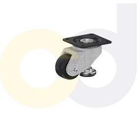 CasterDepot Leveling Casters - Nylon Wheel- Foot Adjustment - Capacities Up To 700 Kg.-HC015.534